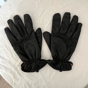 Black Leather Women’s Gloves lined